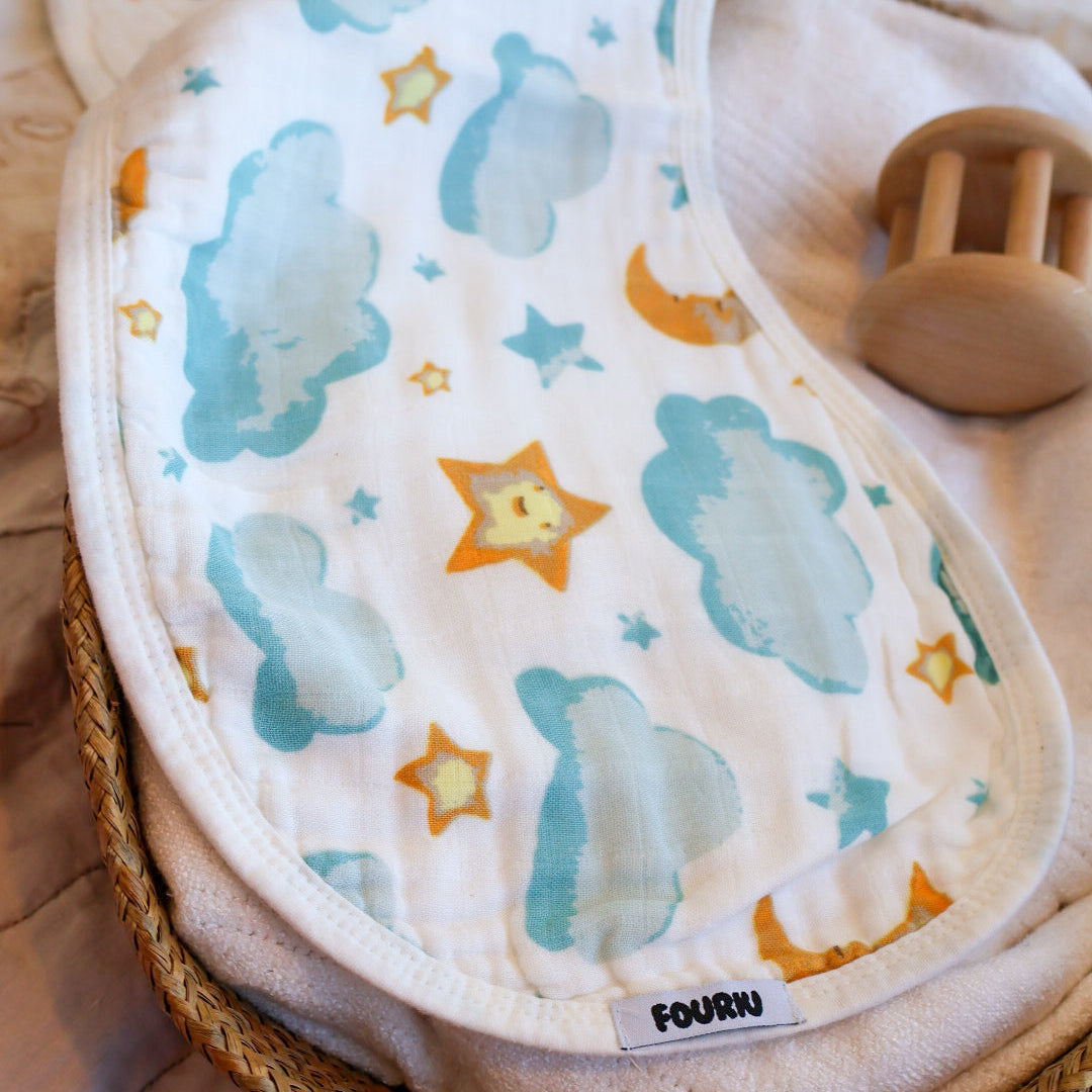 Organic Bamboo Cotton Baby Burp Cloth- Burpsky