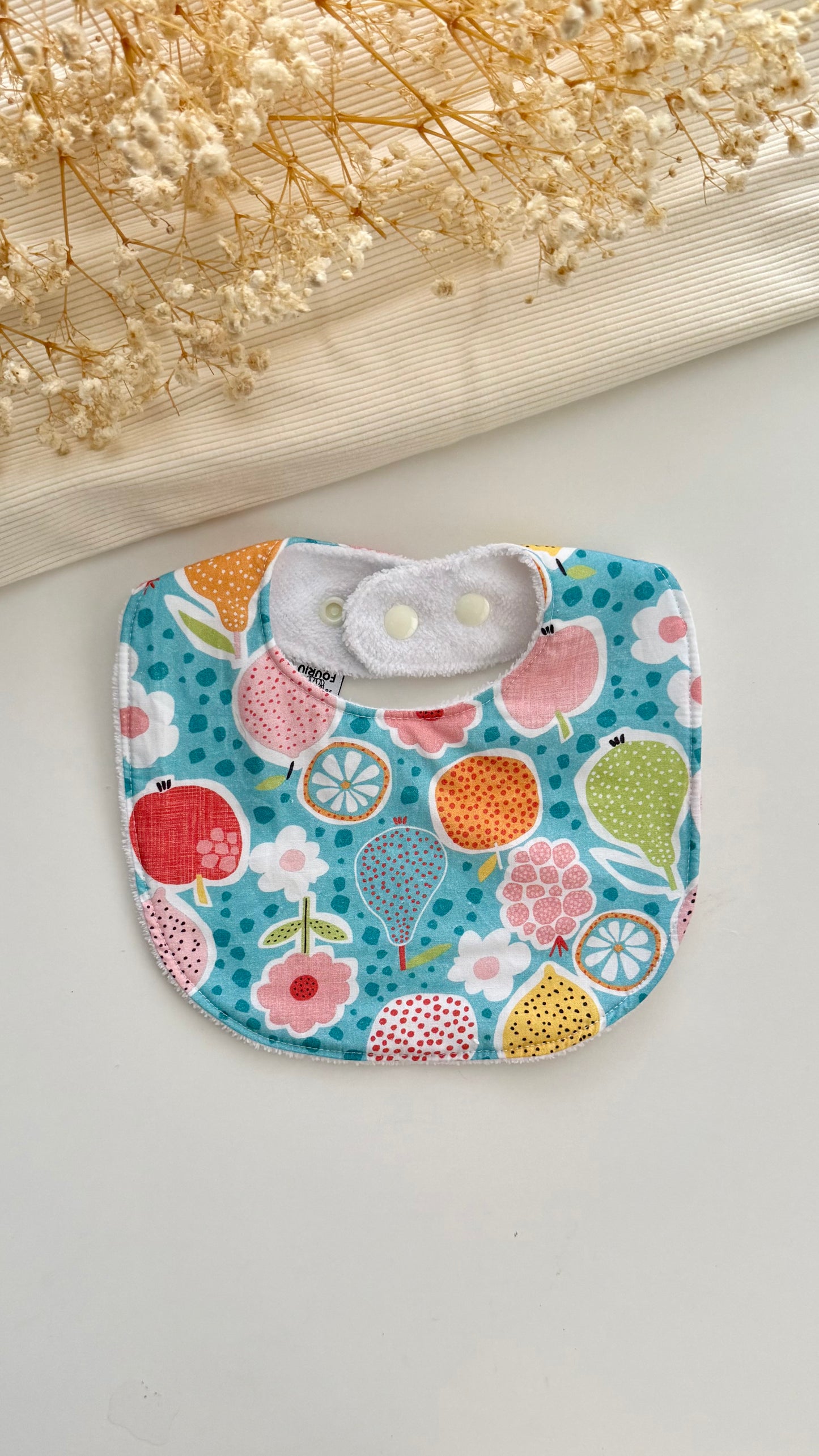 Faizah Dribble Bib- Tutti Fruity