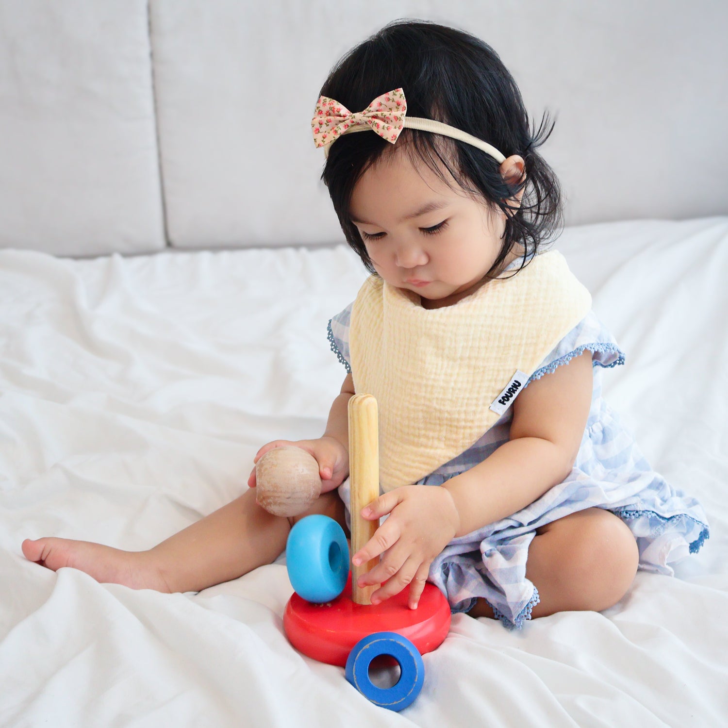 Muslin Cotton Bandana Bibs