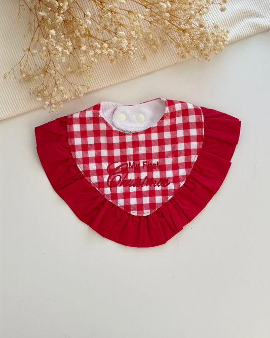 Christmas Bib-EMBROIDERY NOT INCLUDED