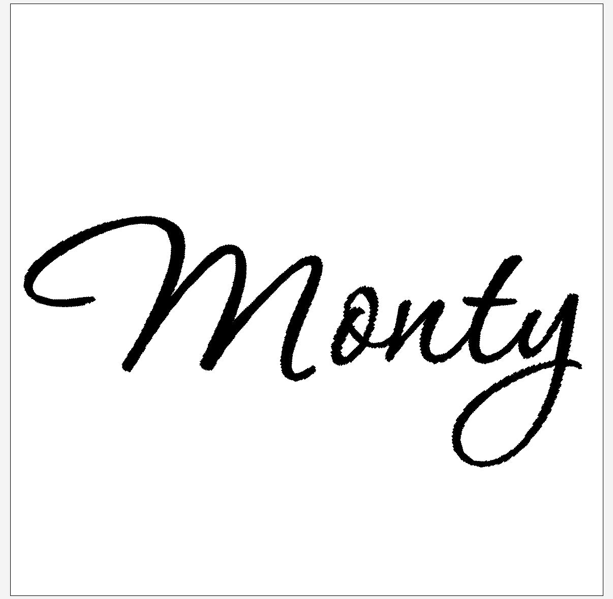 CHOOSE A FONT FOR NAME EMBROIDERY