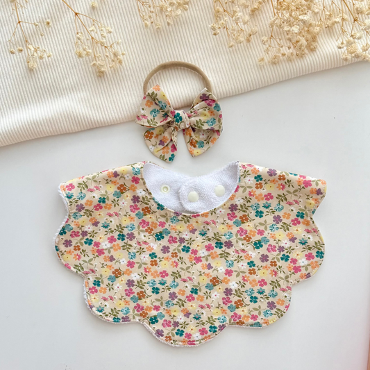 Farisha Scallop Bib Set