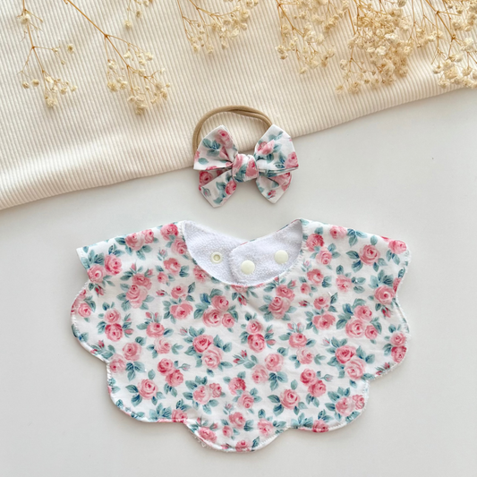Farisha Scallop Bib Set