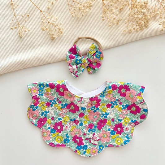 Farisha Scallop Bib Set