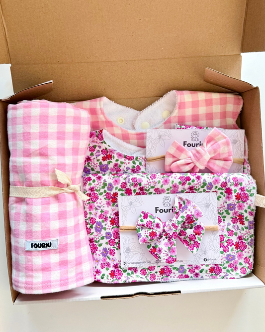 Fouriu Baby essential Gift Set- Pink blossom