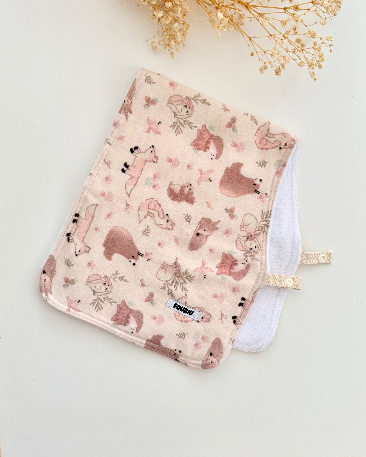 Handmade Baby Essential Gift Set- Woodland Animals Nude