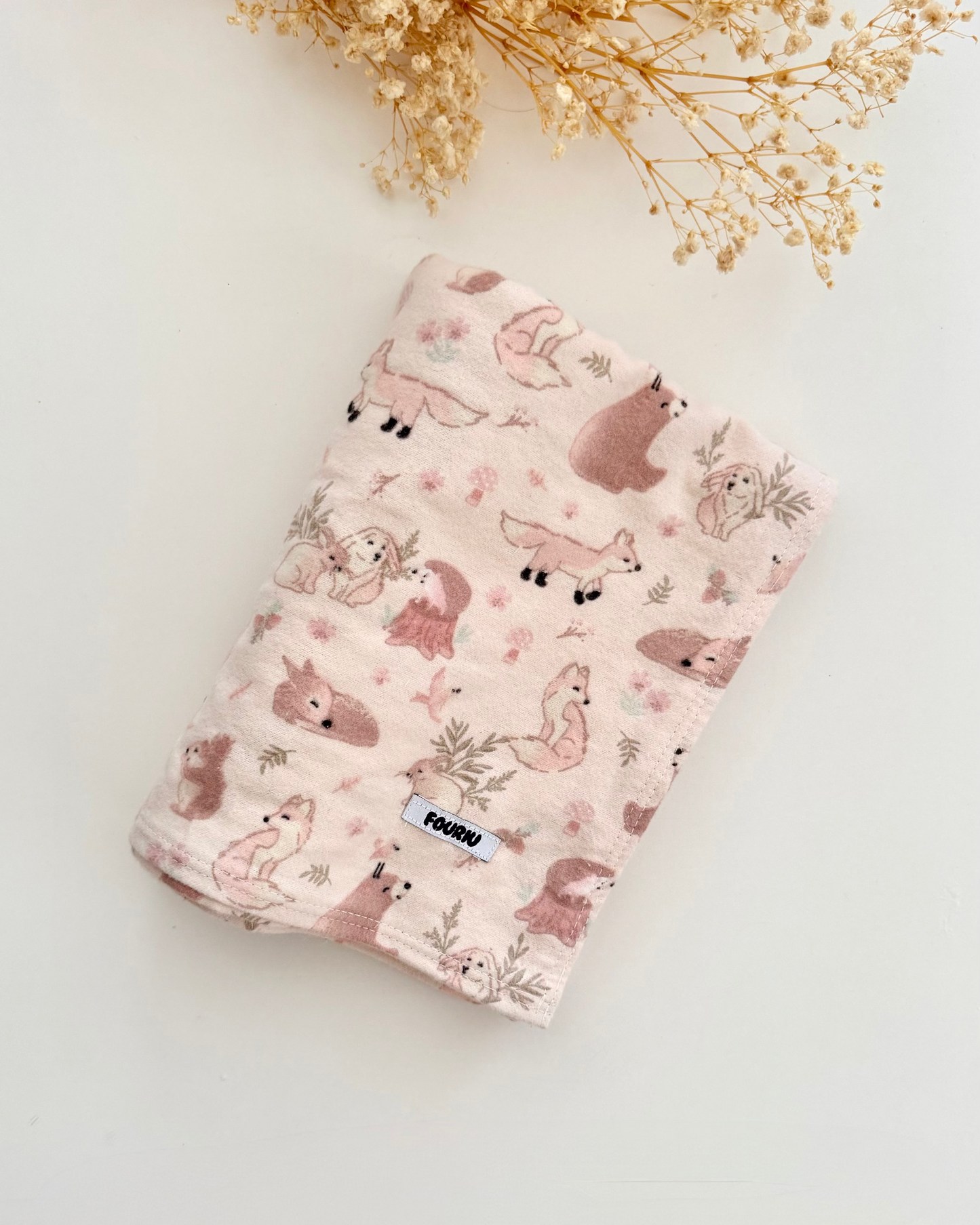 Handmade Baby Essential Gift Set- Woodland Animals Nude