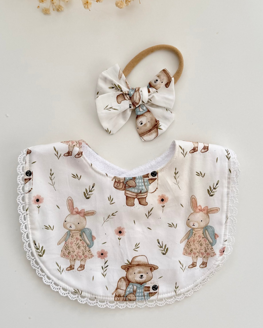 Sofia Baby Bib- Dreamy forest