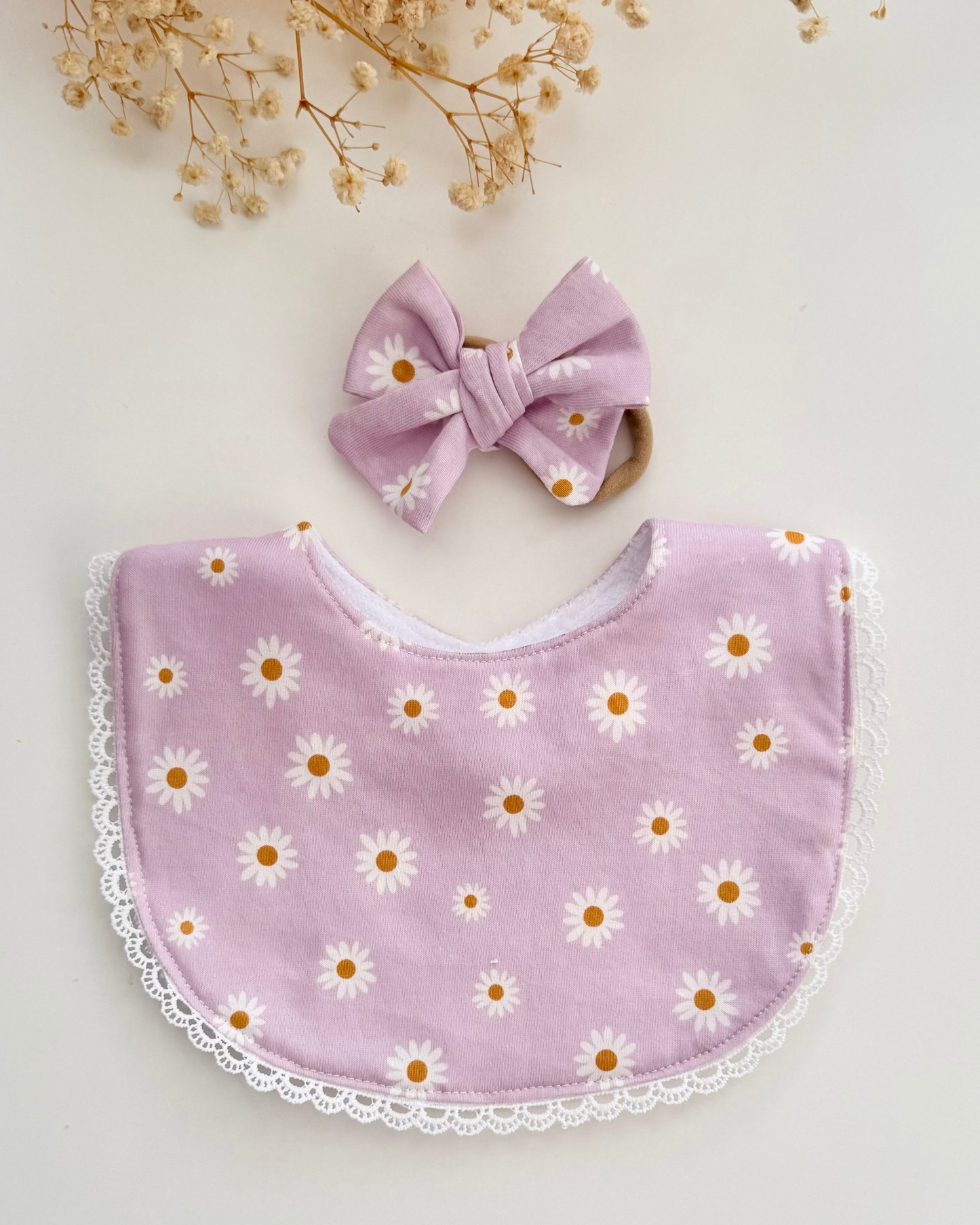 Sofia Baby Bib- Sweet Daisies