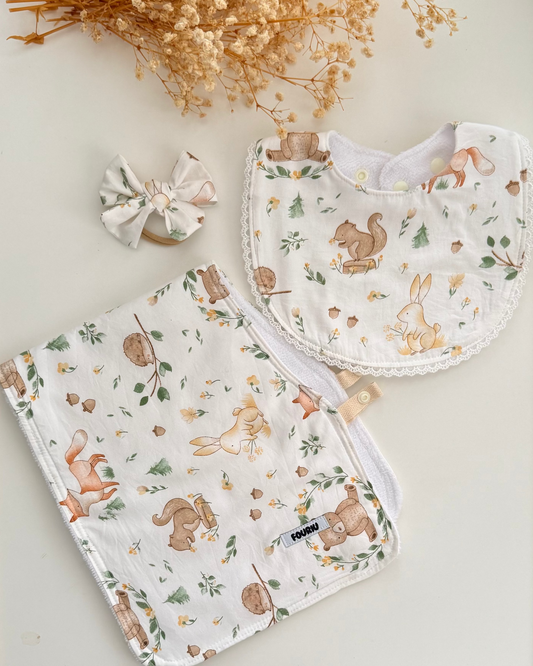 Baby Essential Bundle- Squirrels and Friends