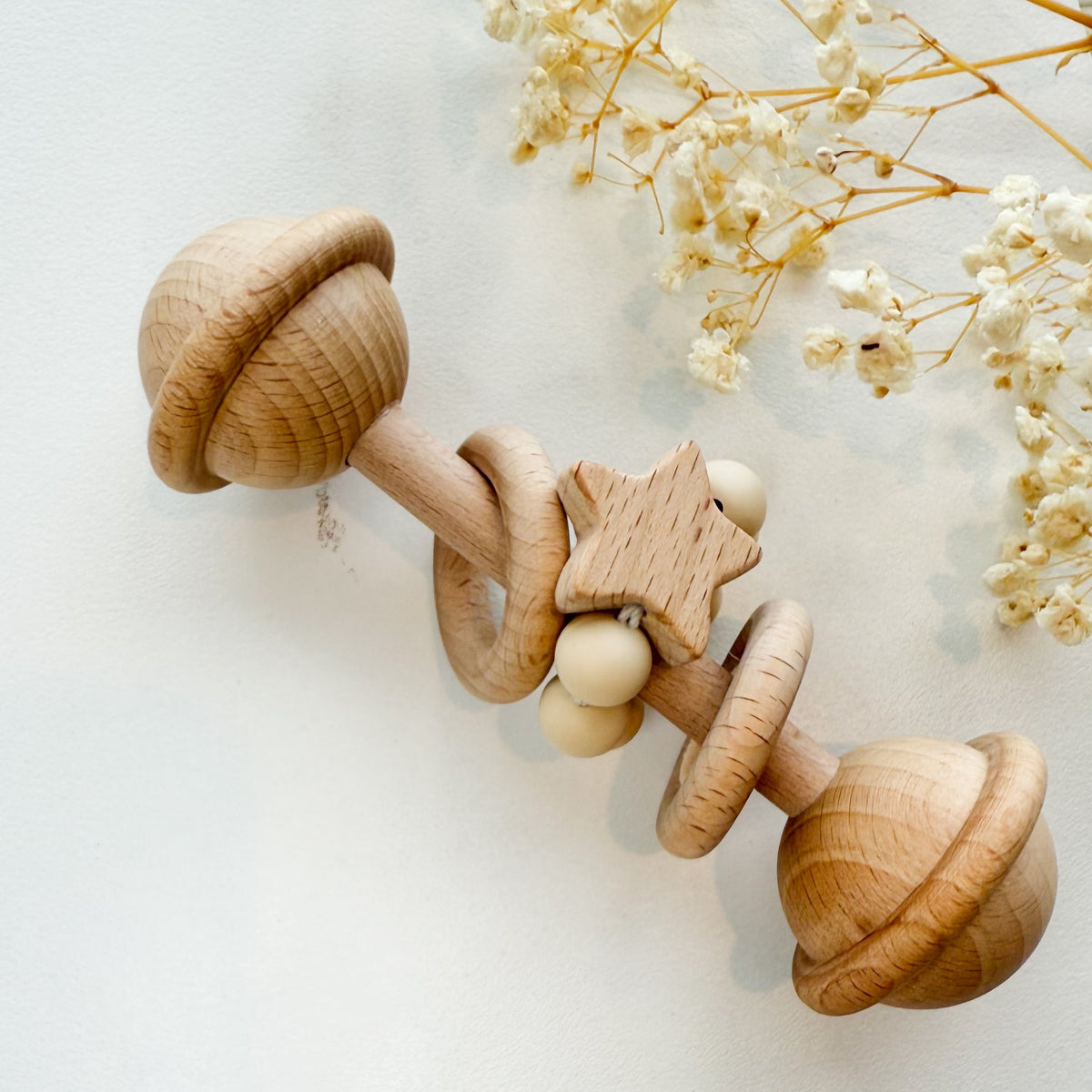 Bab Fall Rattle Wooden Baby Rattle – Fouriu.
