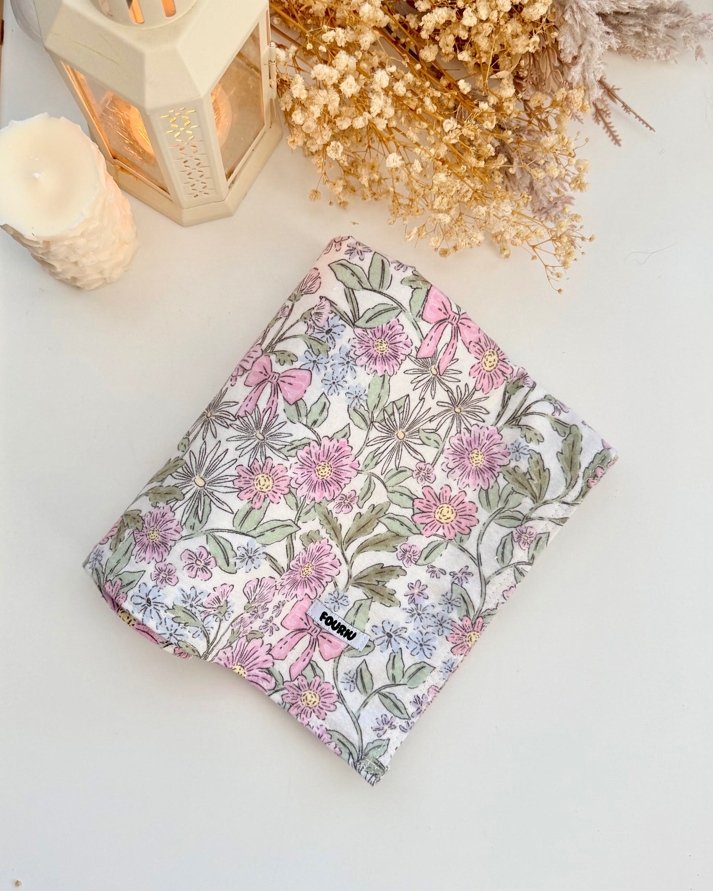 Handmade Baby Essential Gift Set- Pink Magnolia (FREE SHIPPING)