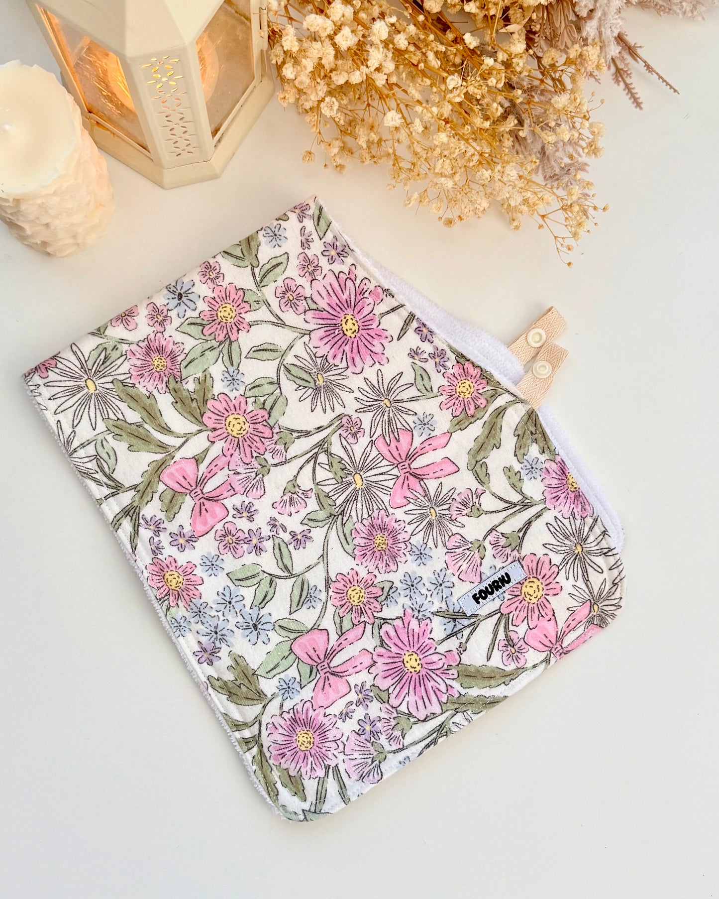 Handmade Baby Essential Gift Set- Pink Magnolia (FREE SHIPPING)