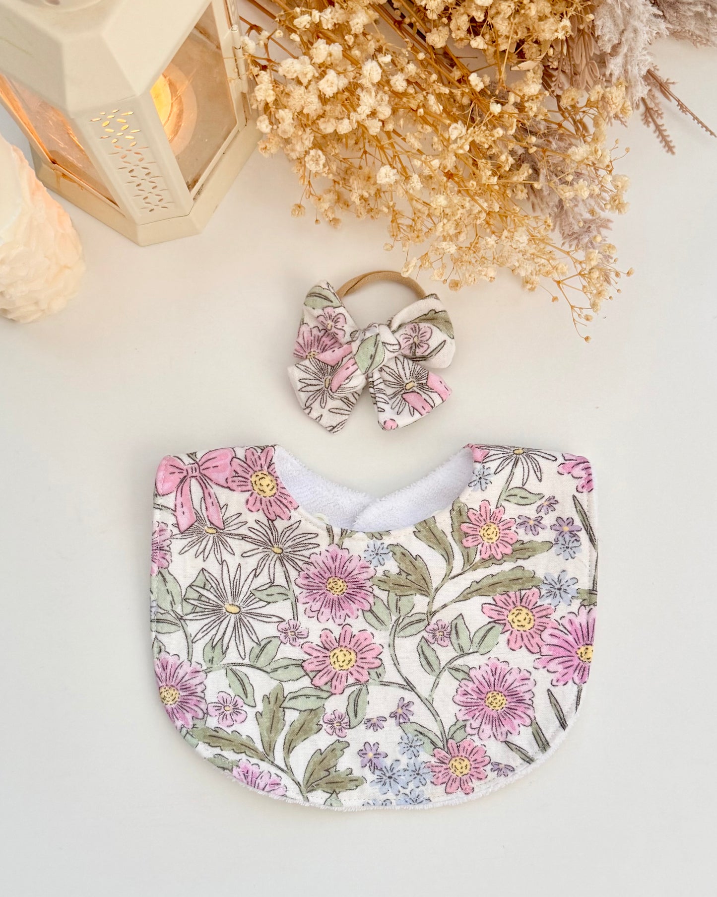 Handmade Baby Essential Gift Set- Pink Magnolia in U Shape(FREE SHIPPING)