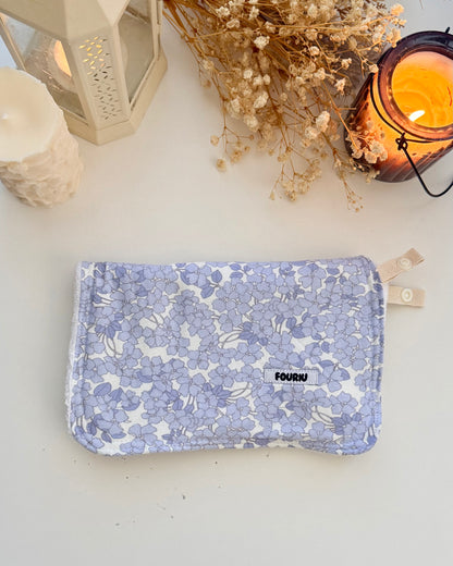 Handmade 2 in 1 Burp Cloth- Blue Serenade
