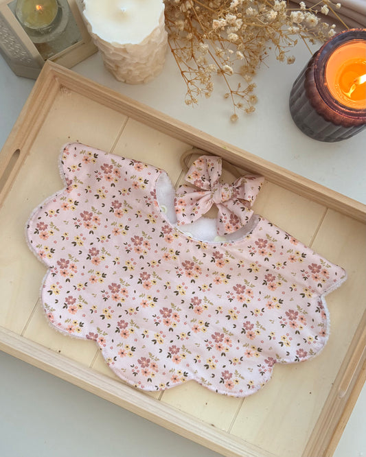 Farisha Scallop Bib- Viola