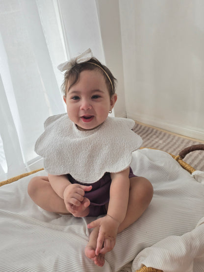 Farisha Scallop Bib-Jasmine