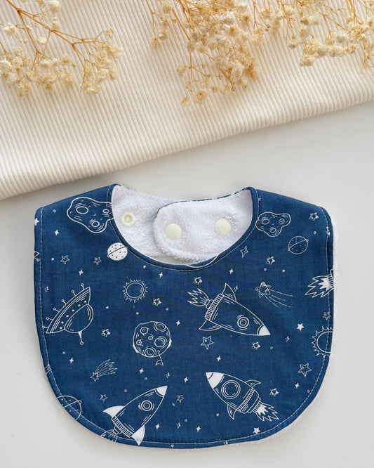 Little Henry Baby Bib- Spaceships