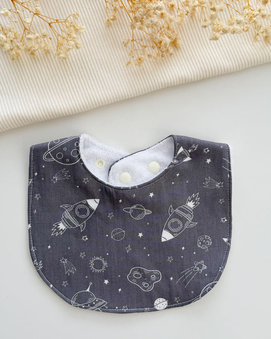Little Henry Baby Bib- Spaceships