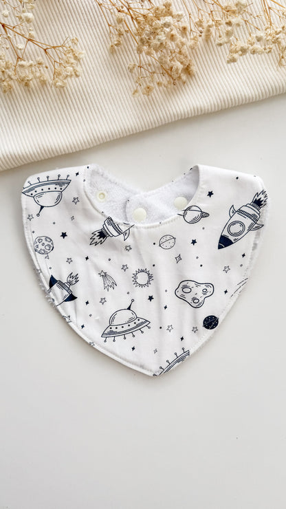 Little Henry Baby Bib- Spaceships