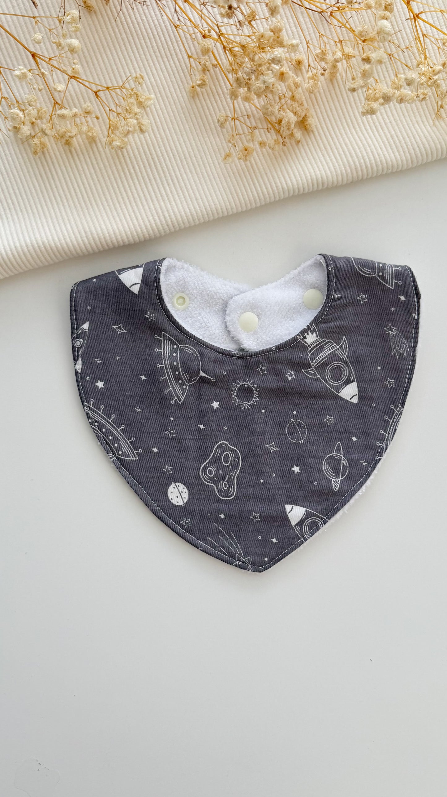 Little Henry Baby Bib- Spaceships