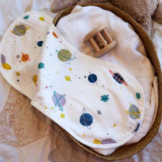 Organic Bamboo Cotton Baby Burp Cloth- Milkyburp