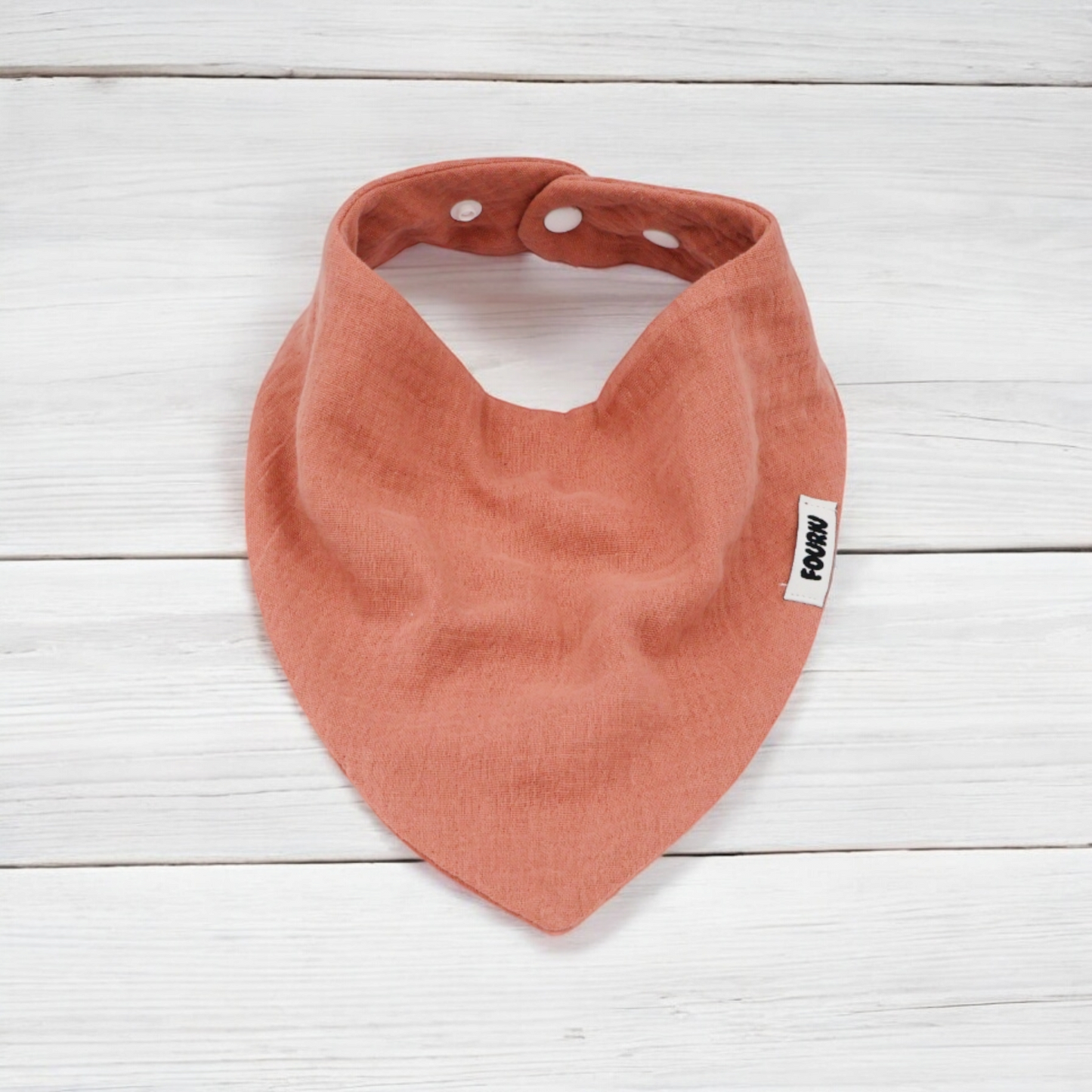 Fouriu Muslin Cotton Bandana Bib- Rojo Dust