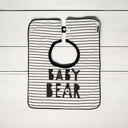Fouriu Monochrome Baby Bibs-  Baby Bear
