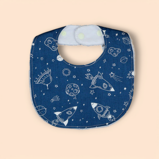 Little Henry Baby Bib- Spaceships