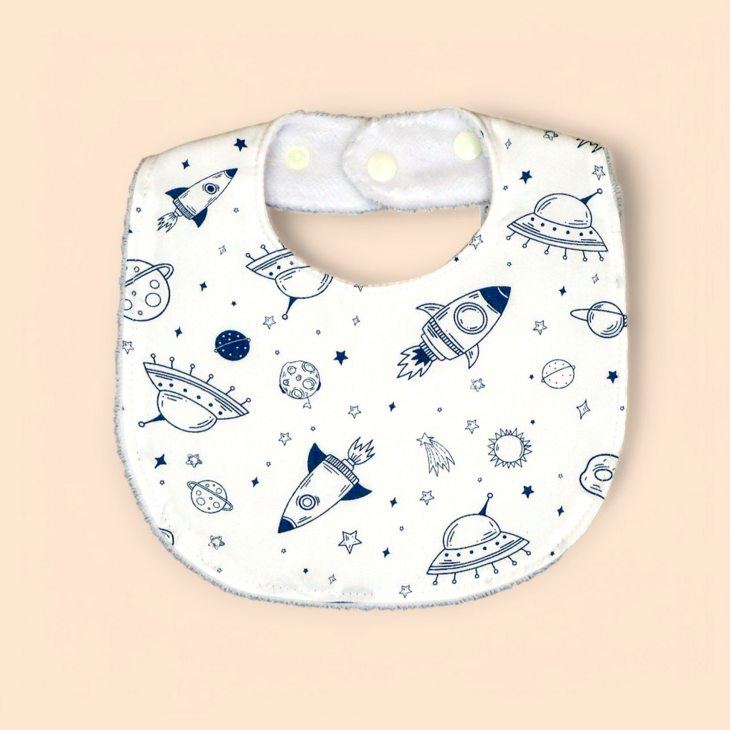 Little Henry Baby Bib- Spaceships