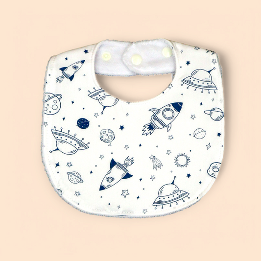 Little Henry Baby Bib- Spaceships
