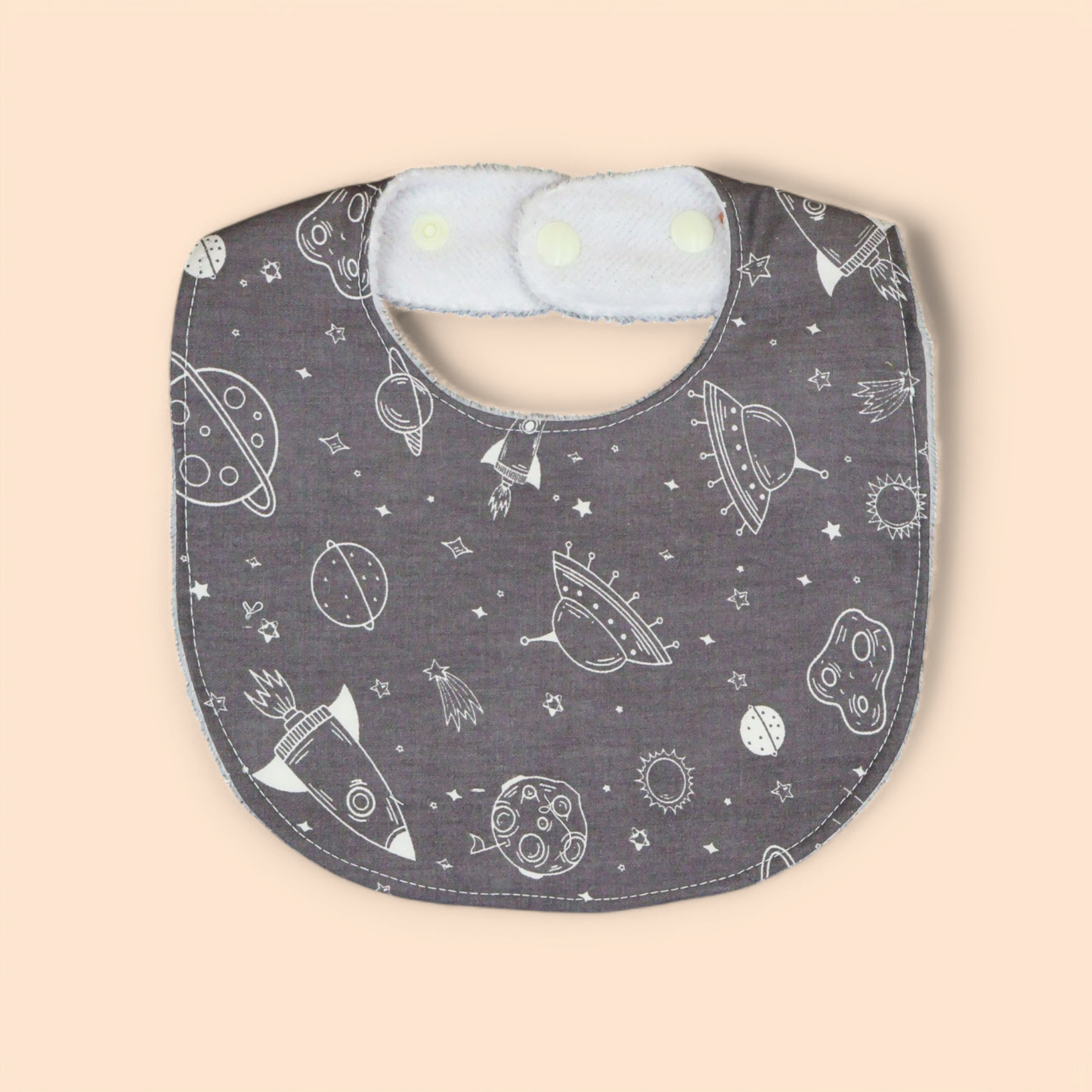 Little Henry Baby Bib- Spaceships