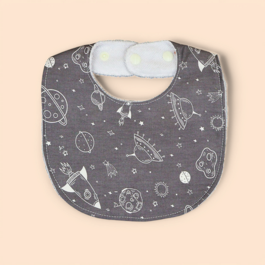 Little Henry Baby Bib- Spaceships