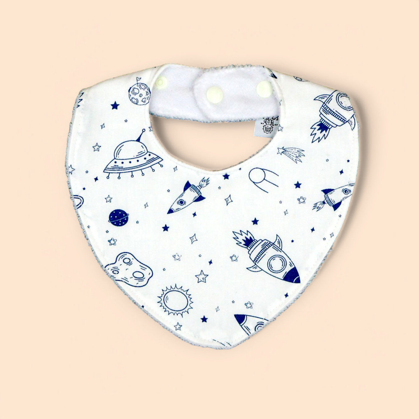 Little Henry Bandana Bib- Spaceships