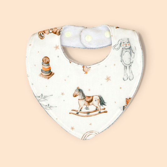Little Henry Bandana Bib- Wooden toys