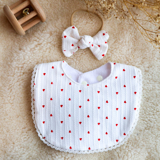 Sofia Laced Bib- Be Mine Set