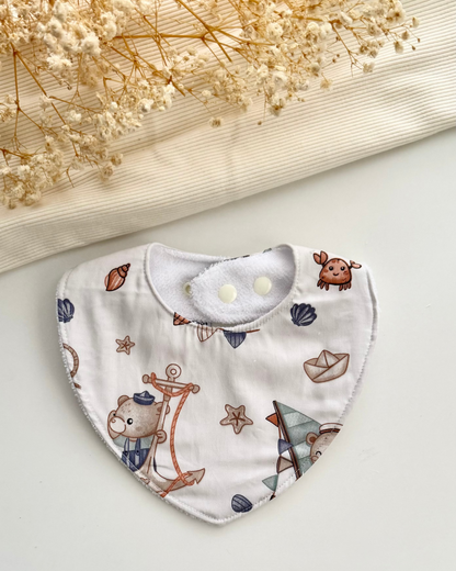 Little Henry Bib- Sailor Bear