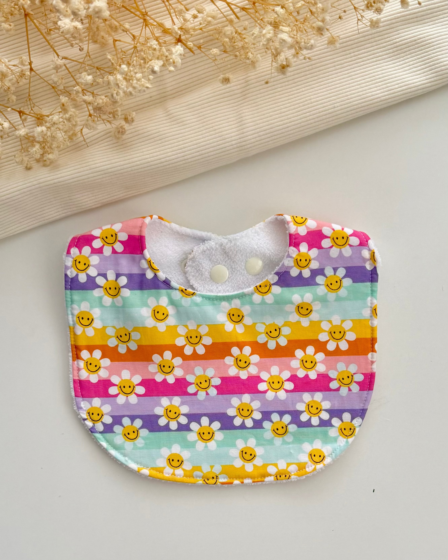 Faizah Dribble Bib- Happy susnshine