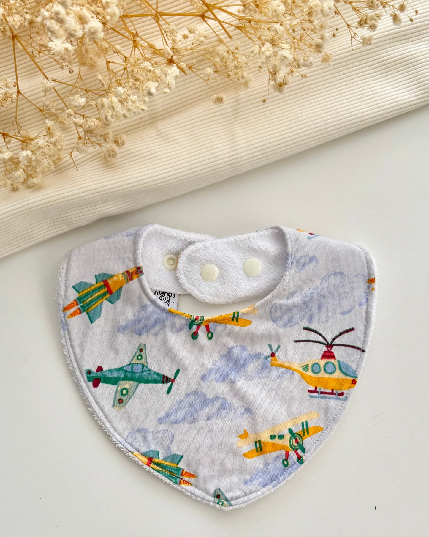 Little Henry Bib- Tiny Aircrafts