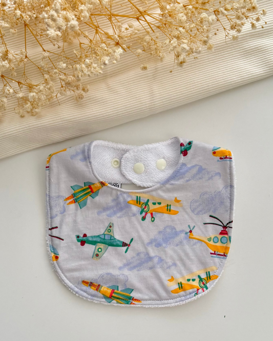 Little Henry Bib- Tiny Aircrafts